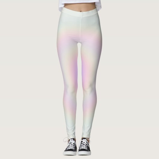 Holographische Irideszierte Leggings (Vorderseite)