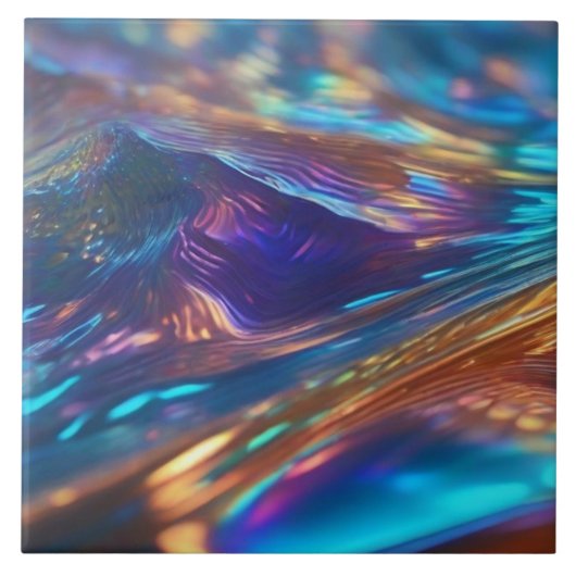Holographische Keramik Fliese (Vorderseite)