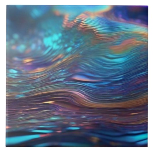 Holographische Keramik Fliese (Vorderseite)