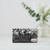 Holographische Kreditkartenstyling-Diamanten Visitenkarte (Stehend Vorderseite)