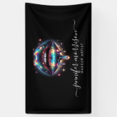 Holographische Lippen Makeup Artist, Schönheit Banner (Vertikal)