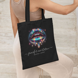 Holographische Lippen Makeup Artist, Schönheit Tasche