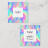 Holographische Minimalistische Visitenkarte (Vorne/Hinten)