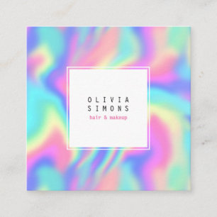 Holographische Minimalistische Visitenkarte