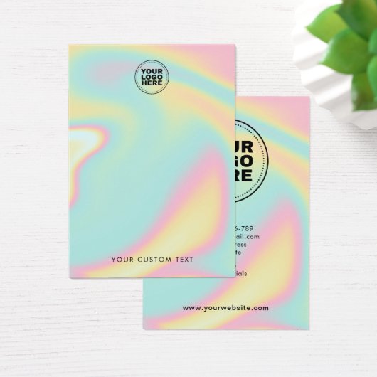 Holographische Moderne Earring Display Card (Schreibtisch)