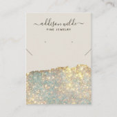 Holographische, moderne Nekklassekarte Visitenkarte (Vorderseite)