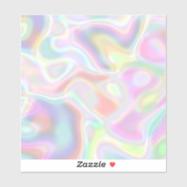 Holographische Pastelle Multicolor Pell and Stick  Aufkleber