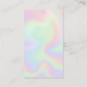 Holographische Reinigung Dienstmagazin Vakuumreini Telefonnummerkarte (Rückseite)