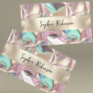 Holographische und Pearl Foil-Visitenkarte Rabattkarte
