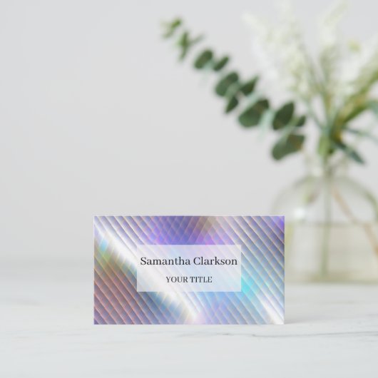 Holographische Visitenkarte (Stehend Vorderseite)