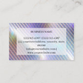 Holographische Visitenkarte (Rückseite)