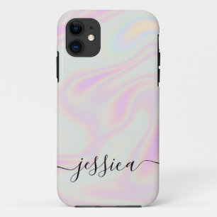 Holographischer Elegant-Script-Name Case-Mate iPhone Hülle
