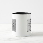 Holoku Hula Dancer mit Band FotografHawaii Tasse (Zentrum)