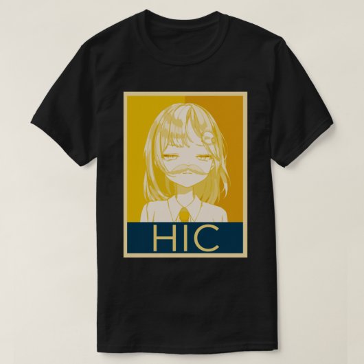 Hololive Amelia Watson Hic T-Shirt (Design vorne)
