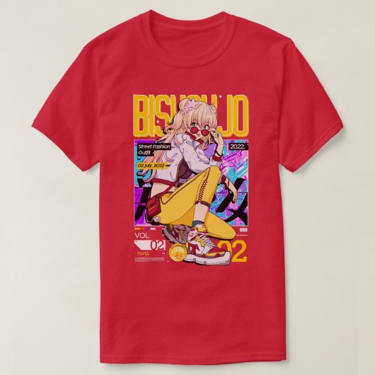 Hololive Japan Momosuzu Nene T-Shirt (Design vorne)