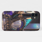 HoloSpectra Futuristic Holographic Illusion Art Case-Mate iPhone Hülle (Rückseite (Horizontal))