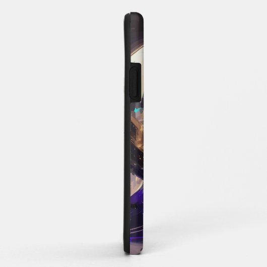 HoloSpectra Futuristic Holographic Illusion Art Case-Mate iPhone Hülle (Hinten/Rechts)