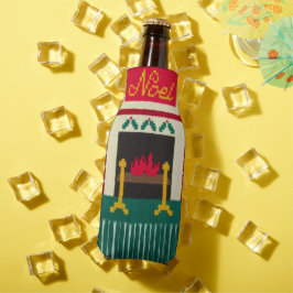 Holplace Red Green Weihnachten Fringe Crochet Flaschenkühler