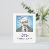 Holst Postkarte (Stehend Vorderseite)