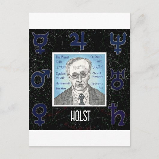 Holst Postkarte (Vorderseite)