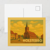 Holstebro Dänemark Giacometti Postkarte (Vorne/Hinten)