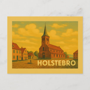 Holstebro Dänemark Giacometti Postkarte
