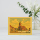 Holstebro Denmark Giacometti Postkarte (Stehend Vorderseite)