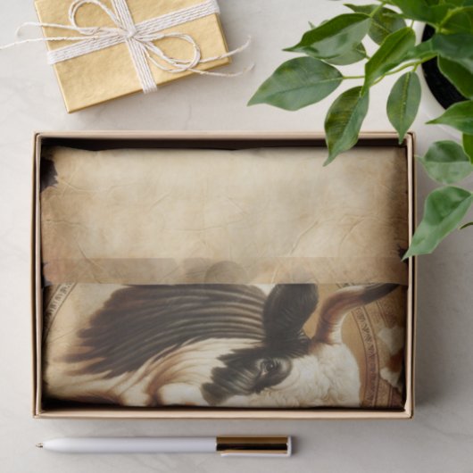 Holstein Bull 1 Gewebepapier Seidenpapier (Geschenk)