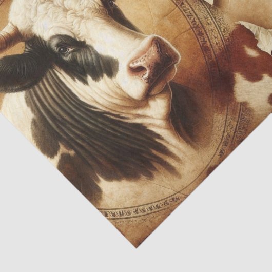 Holstein Bull 1 Gewebepapier Seidenpapier (Ausschnitt)
