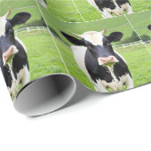 Holstein Bull in Grünweide Geschenkpapier (Rolleneckpunkt)