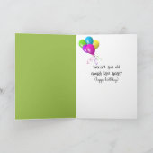 Holstein Cow Birthday Spaß Karte (Innenseite)