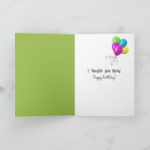 Holstein Cow Birthday Spaß Karte (Innenseite)