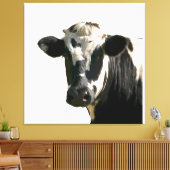 Holstein Cow Farm Animal Dairy Black & White Leinwanddruck (Insitu (Wohnzimmer))