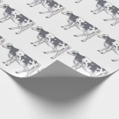 Holstein Cow Geschenkpapier (Ecke)