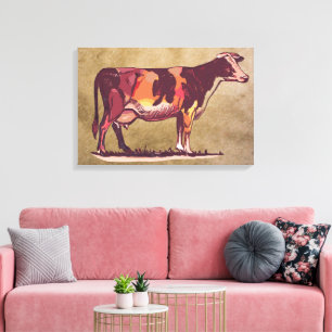 Holstein Cow Leinwanddruck