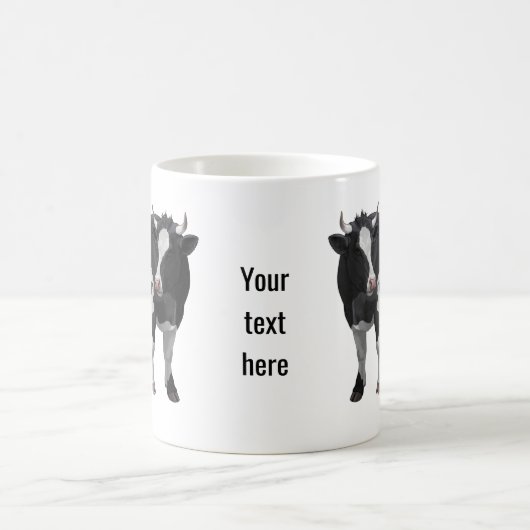 Holstein Cow & Niedlich Calf Kaffeetasse (Mittel)