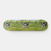Holstein Cow & Niedlich Calf Skateboard (Horizontal)