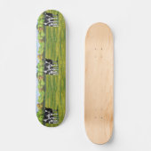 Holstein Cow & Niedlich Calf Skateboard (Vorderseite)