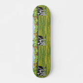 Holstein Cow & Niedlich Calf Skateboard (Vorne)