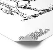 Holstein Cow Poster (Ecke)