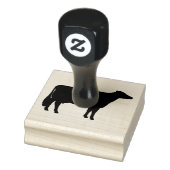 Holstein Cow Silhouette | Landtiere Gummistempel (Stempel)