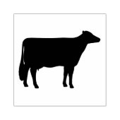 Holstein Cow Silhouette | Landtiere Gummistempel (Prägung)
