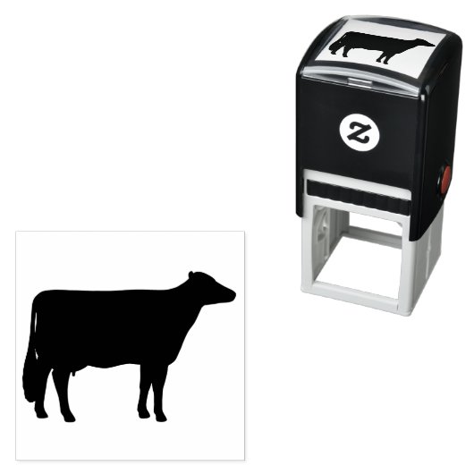 Holstein Cow Silhouette Permastempel (Beispiel)