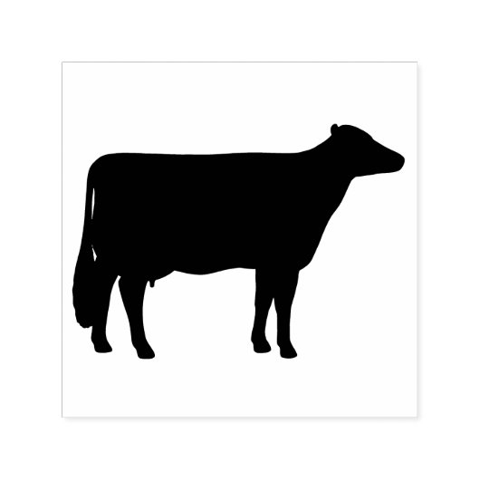 Holstein Cow Silhouette Permastempel (Design)