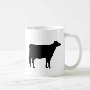 Holstein Cow Silhouetten   Landtier Kaffeetasse