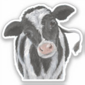 Holstein Cow Vinyl Sticker (Vorderseite)