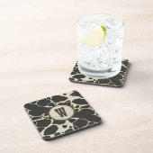 Holstein Cowhide Kuh verstecktes Muster Getränkeuntersetzer (Rechte Seite)