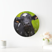 Holstein Fresian Cow Große Wanduhr (Zuhause)