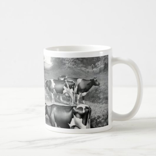 Holstein fresische Kühe fresische Kühe Kaffeetasse (Rechts)