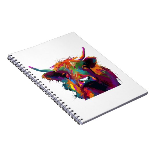 Holstein Friesian Cow - Niedliche Kuh - Geschenk f Notizblock (Rechte Seite)